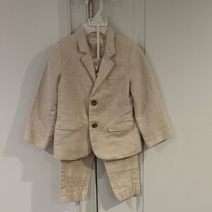 Zara Kids Light Tan Blazer and Pants Suit  2/3 years boy